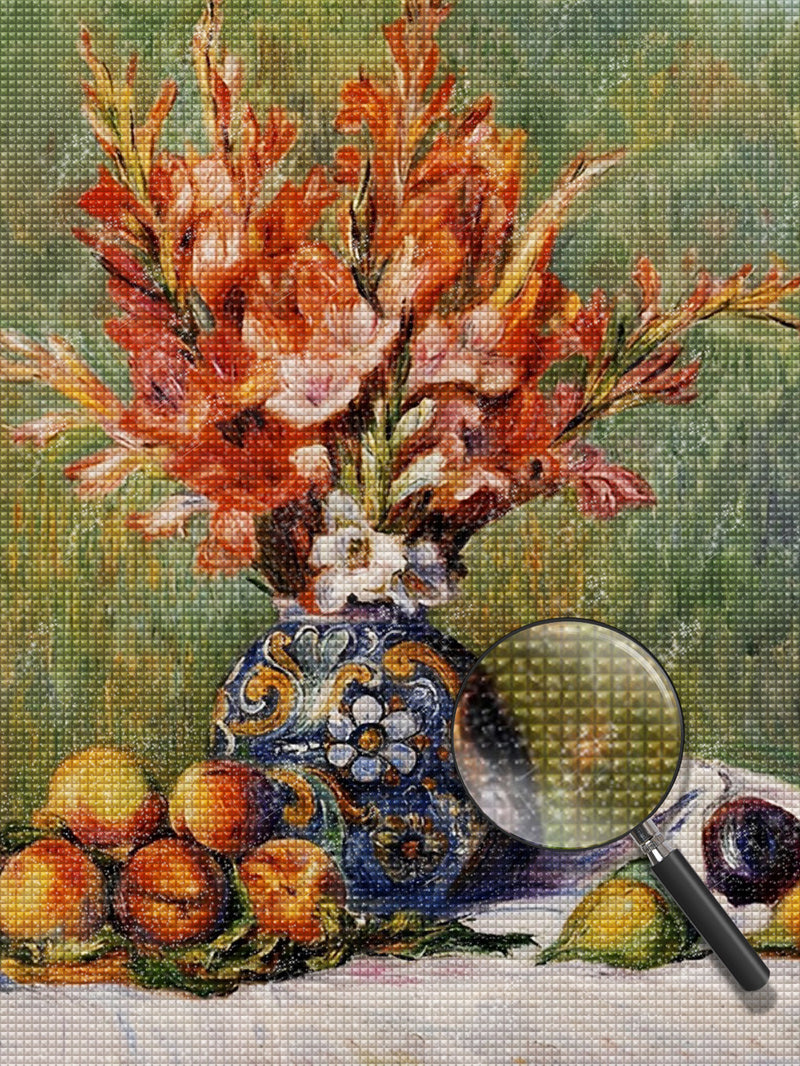 Blumen und Obst Diamond Painting