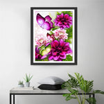 Blumen und Schmetterlinge Diamond Painting