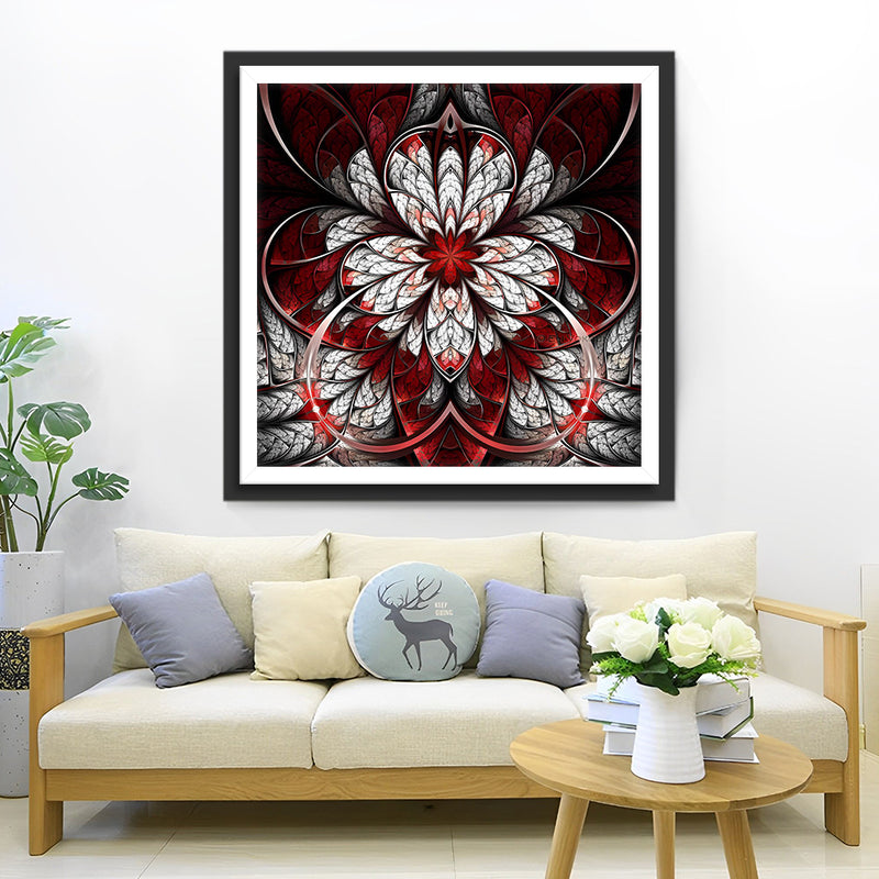 Blutige Lotusblume Diamond Painting