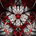 Blutige Lotusblume Diamond Painting