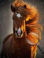 Braunes Pferd Diamond Painting