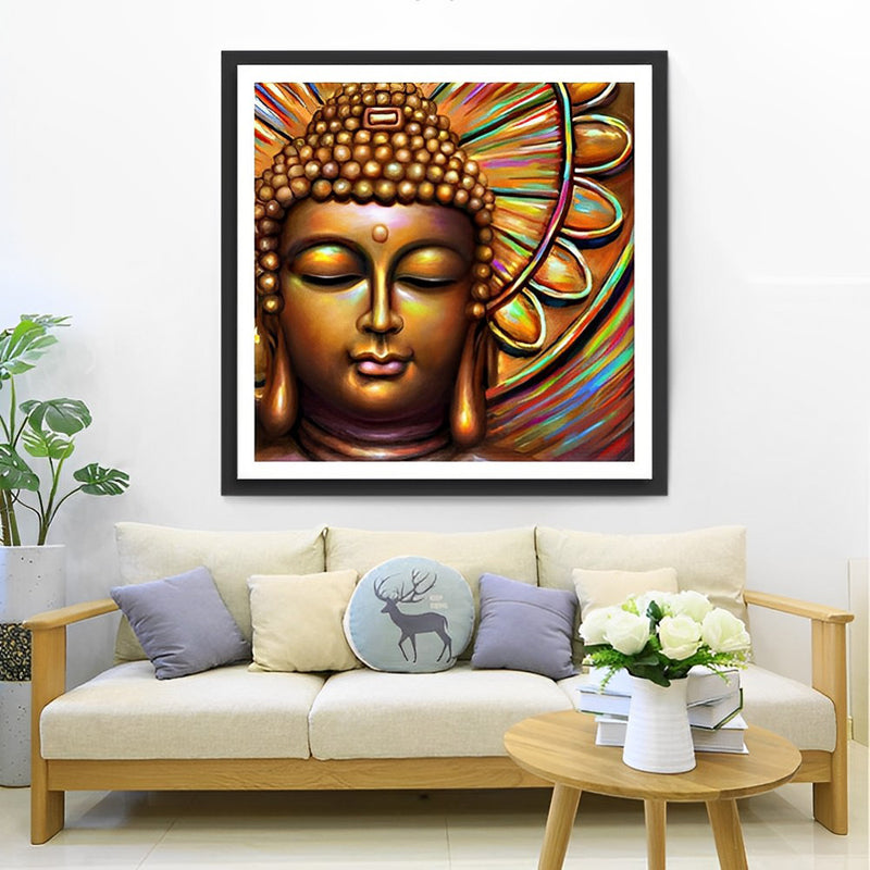 Buddha-Statue von Siddhartha Gautama Diamond Painting