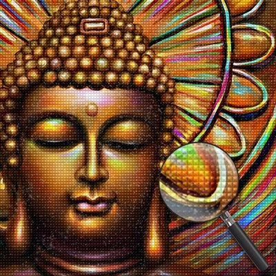 Buddha-Statue von Siddhartha Gautama Diamond Painting