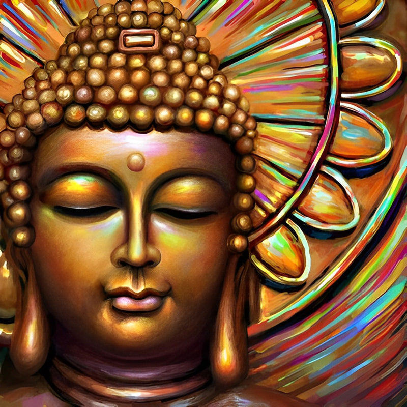 Buddha-Statue von Siddhartha Gautama Diamond Painting