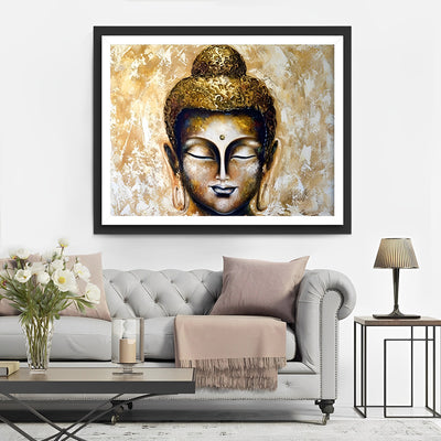 Buddhas Kopf Diamond Painting