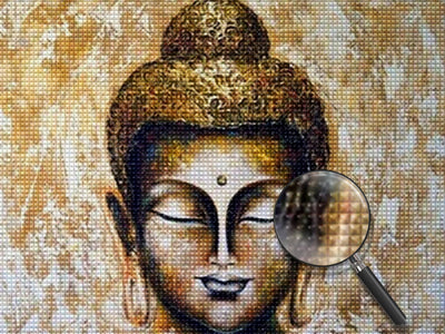 Buddhas Kopf Diamond Painting