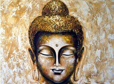 Buddhas Kopf Diamond Painting