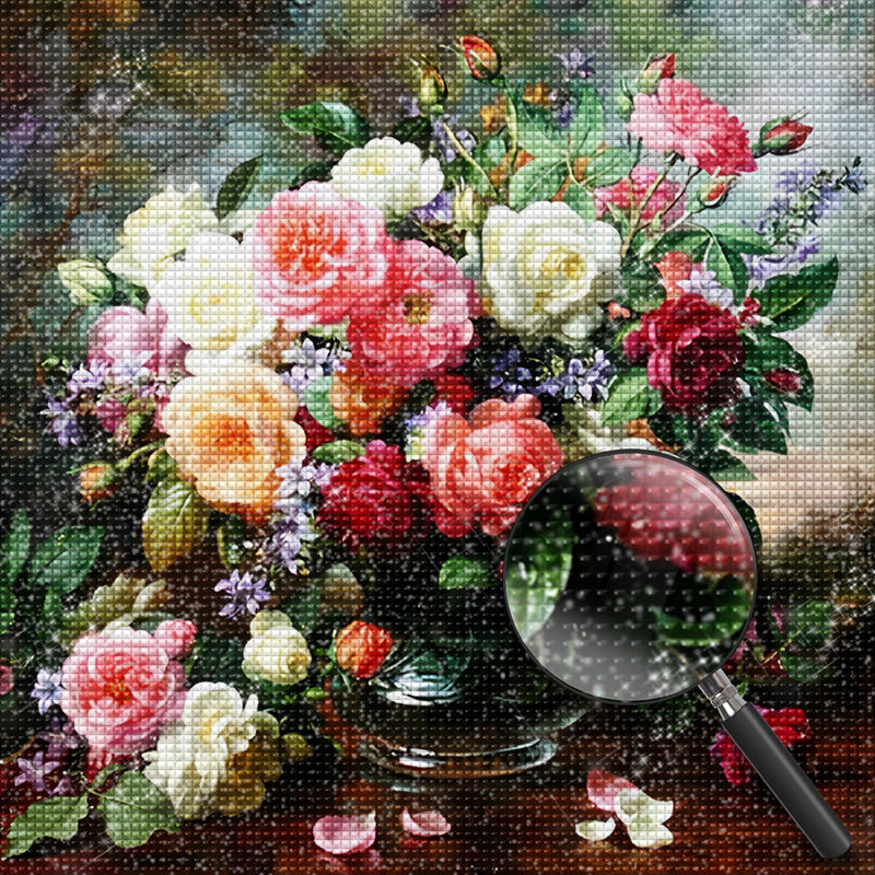 Bunte Blumen Diamond Painting