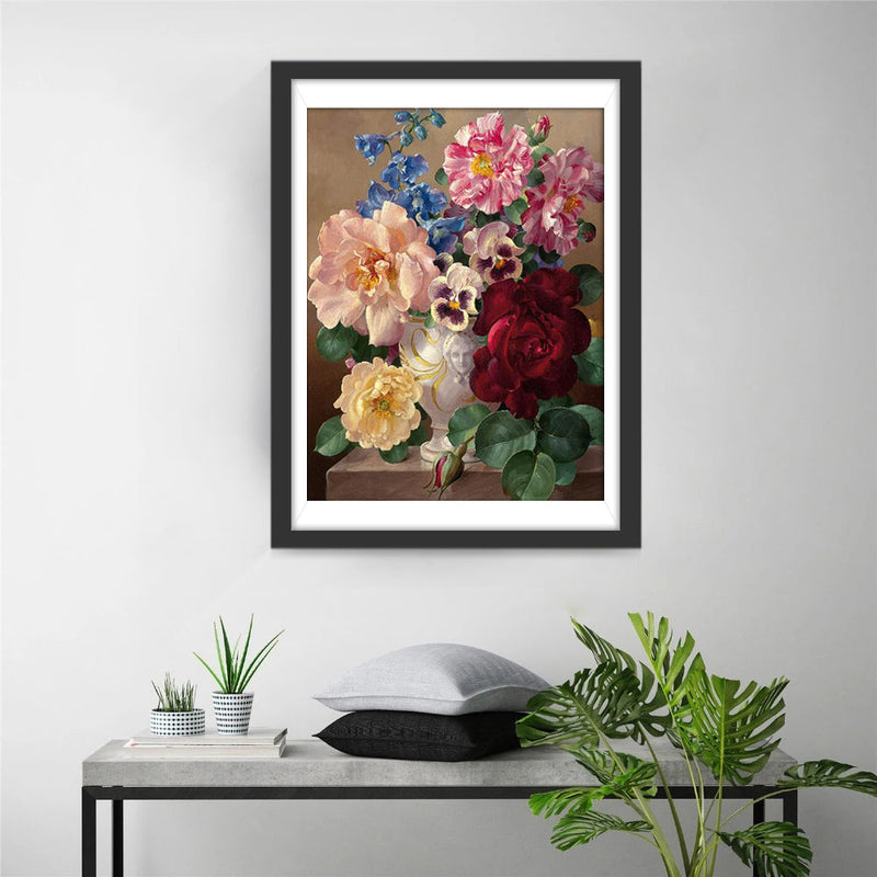 Bunte Blumen Diamond Painting