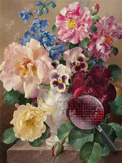 Bunte Blumen Diamond Painting