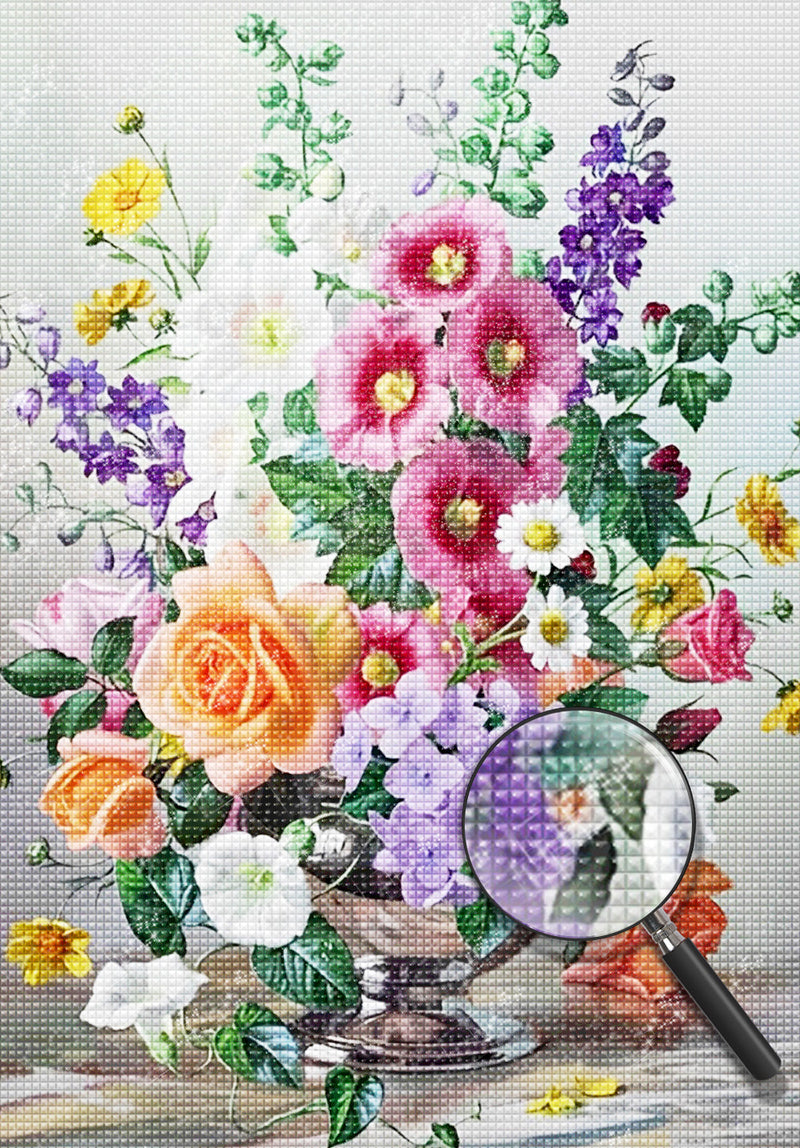 Bunte Blumen Diamond Painting