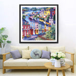 Bunte Häuser Diamond Painting