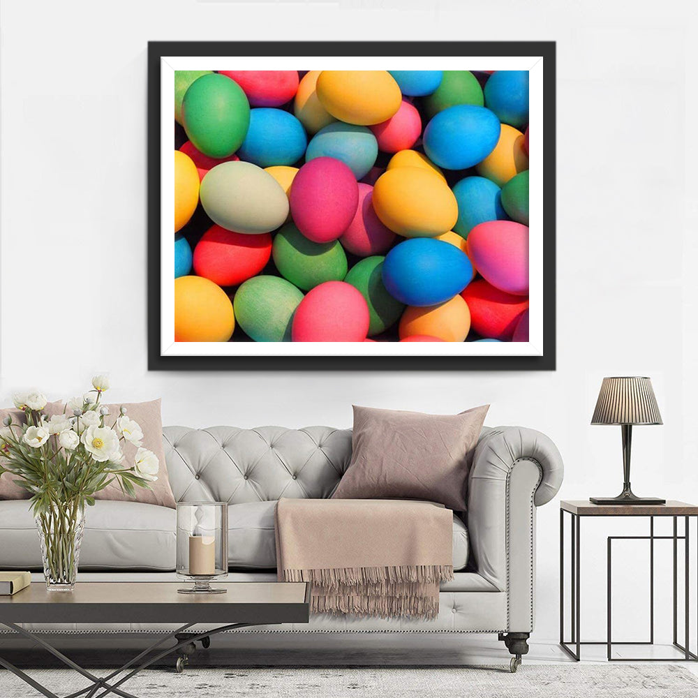 Bunte Ostereier Diamond Painting