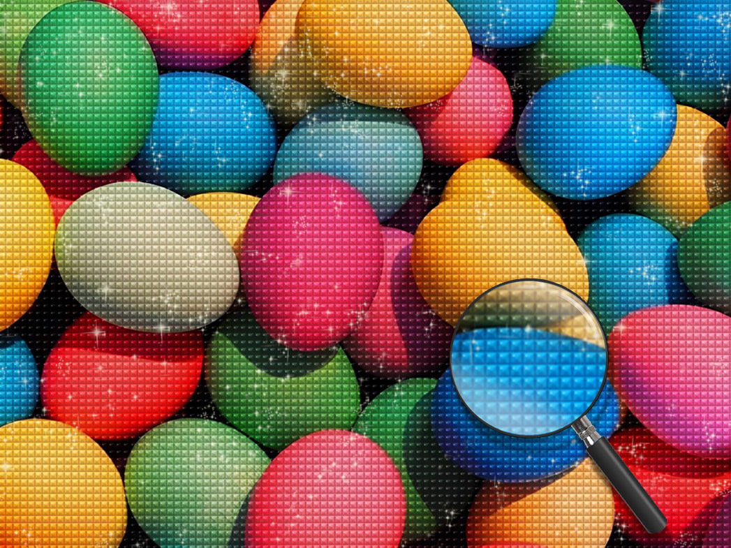 Bunte Ostereier Diamond Painting
