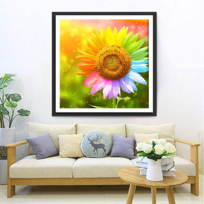 Bunte Sonnenblume Diamond Painting