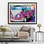Bunter Bus Diamond Painting