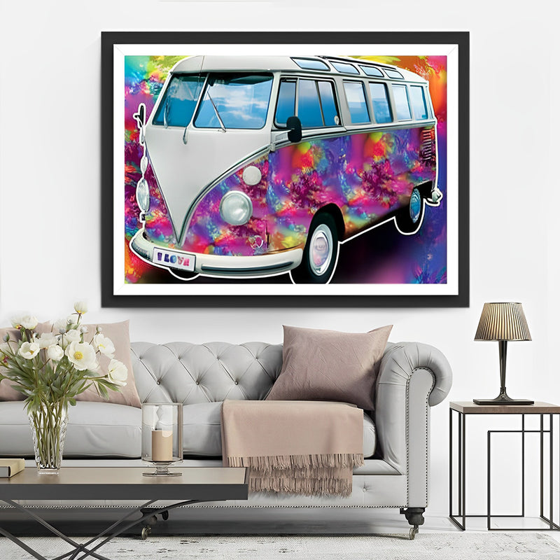 Bunter Bus Diamond Painting