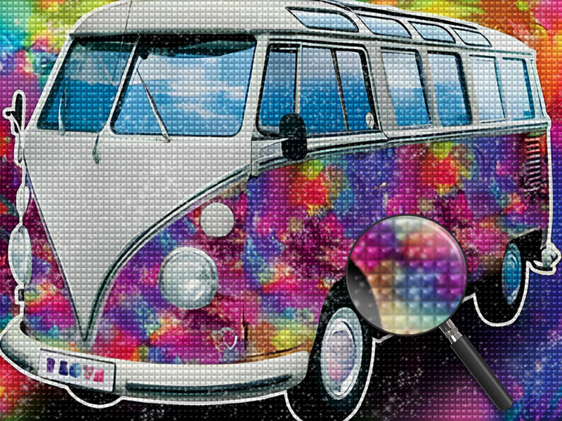 Bunter Bus Diamond Painting