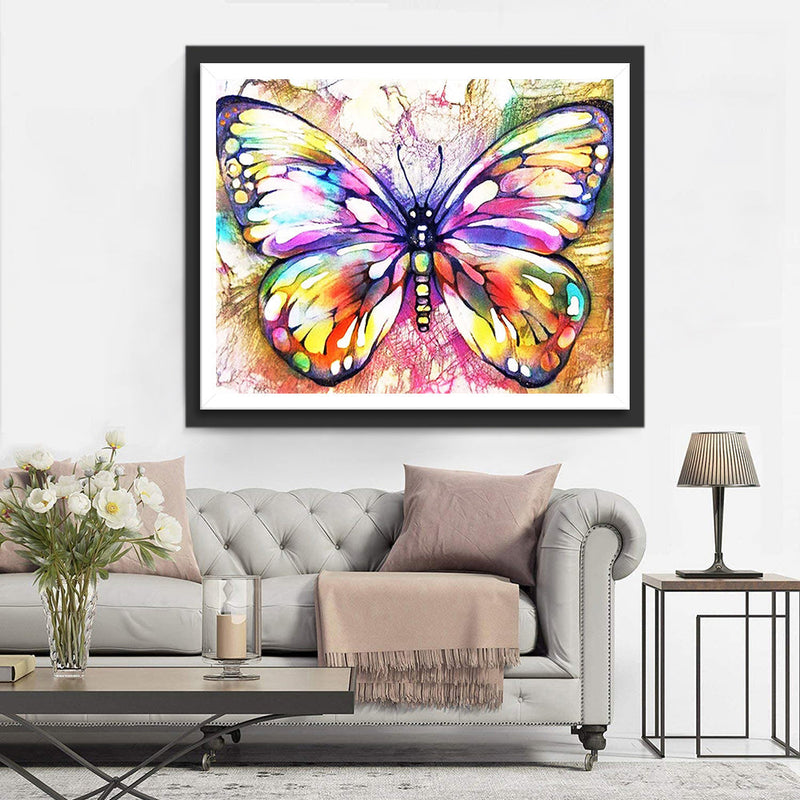 Bunter Schmetterling Diamond Painting