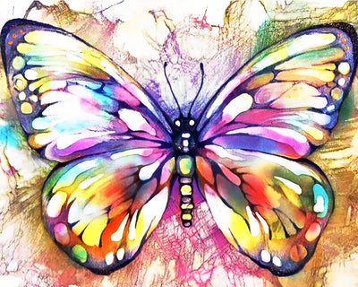 Bunter Schmetterling Diamond Painting