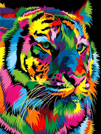 Bunter Tiger Diamond Painting