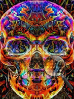 Bunter Totenkopf Diamond Painting