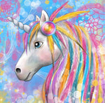 Buntes Einhorn und Traumfänger Diamond Painting
