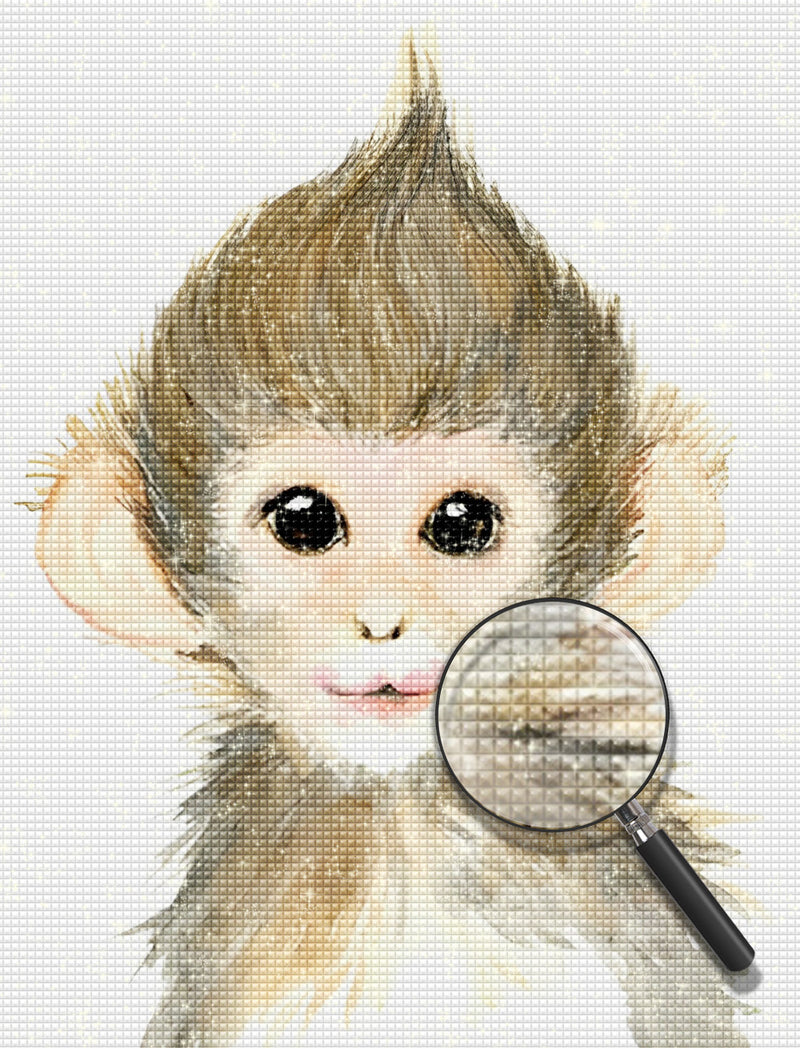 Cartoon Affe Diamond Painting