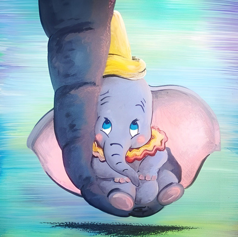 Cartoon Elefantbaby Diamond Painting