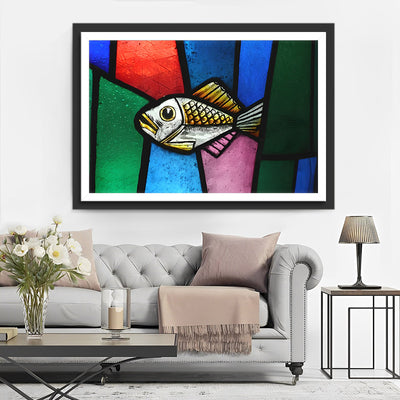 Cartoon Fisch Diamond Painting