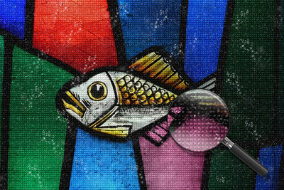 Cartoon Fisch Diamond Painting