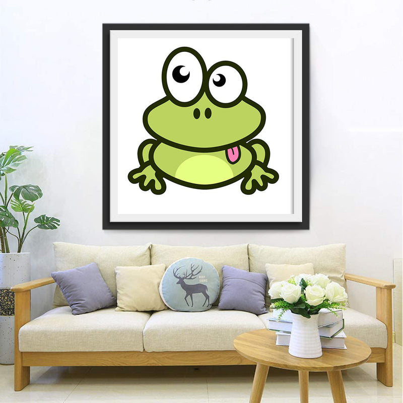 Cartoon Frosch Diamond Painting