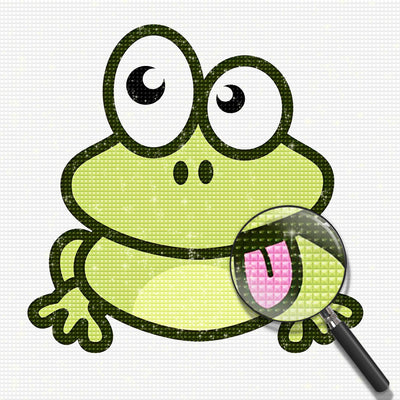 Cartoon Frosch Diamond Painting