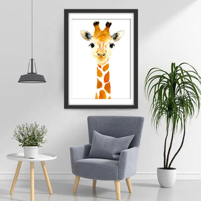 Cartoon Giraffe Diamond Painting