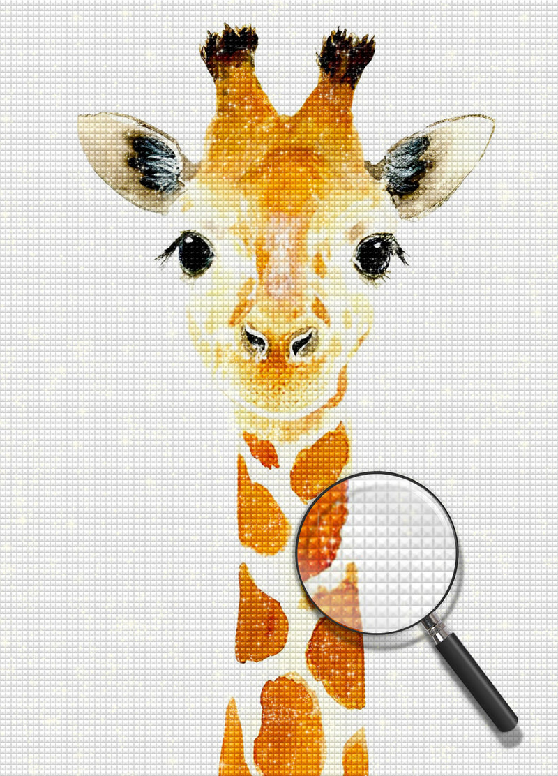 Cartoon Giraffe Diamond Painting