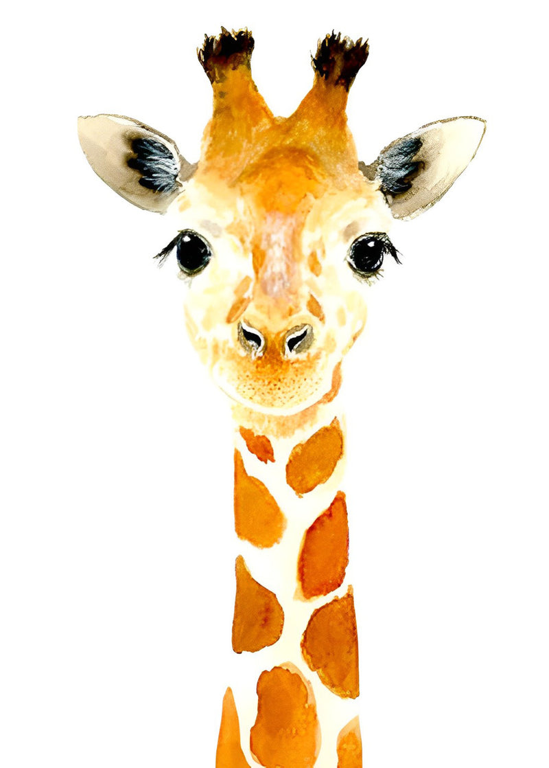 Cartoon Giraffe Diamond Painting