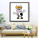 Cartoon Kuh Diamond Painting