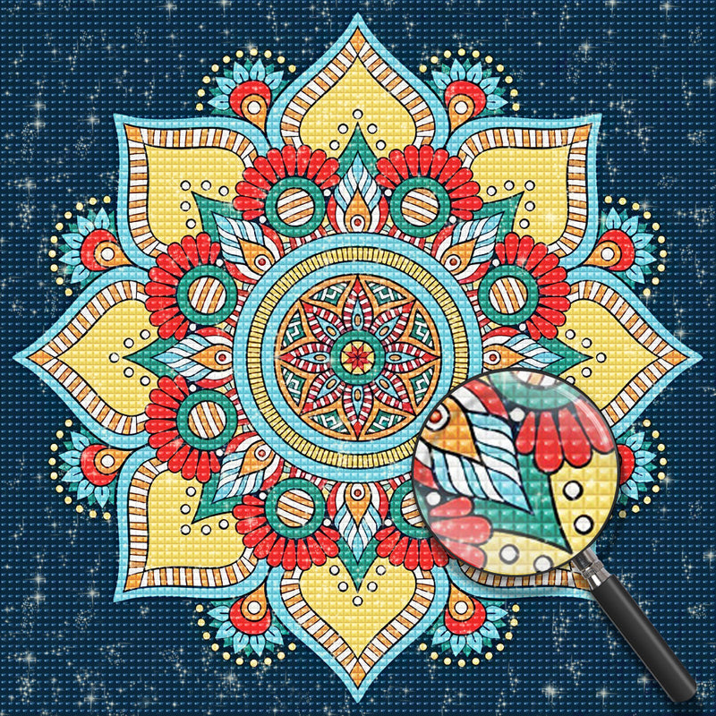 Cartoon Mandala Diamond Painting