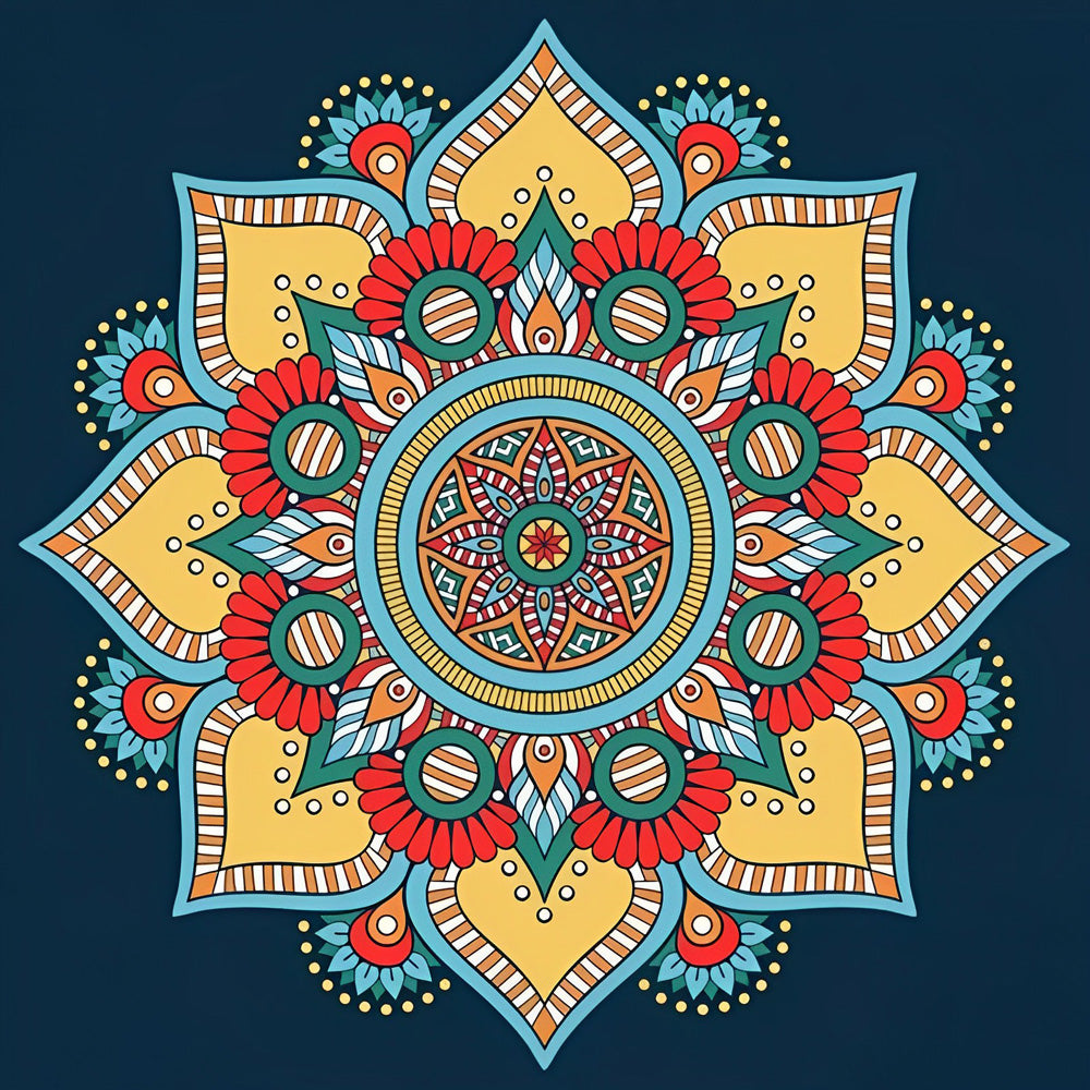 Cartoon Mandala Diamond Painting