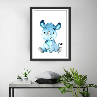 Cartoon Nashorn Diamond Painting