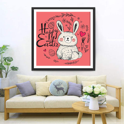 Cartoon Osterhase Diamond Painting