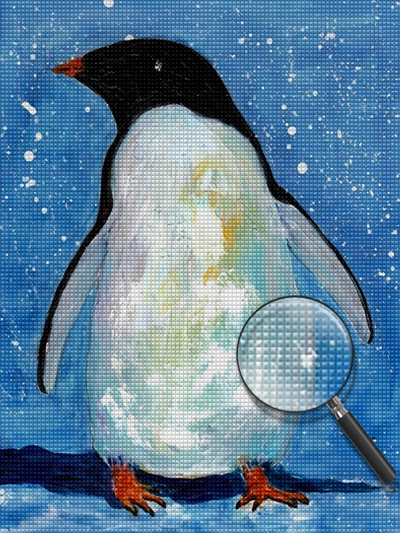 Cartoon Pinguin Diamond Painting