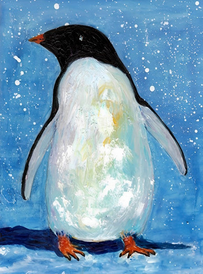 Cartoon Pinguin Diamond Painting