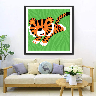 Cartoon Tiger Diamond Painting