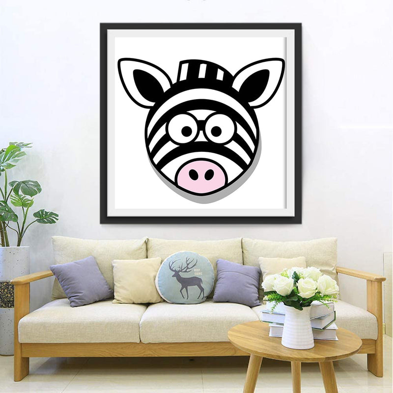 Cartoon Zebra Diamond Painting