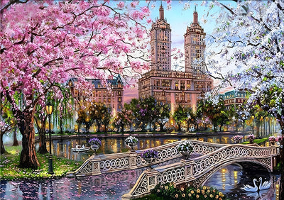 Central Park im Frühling in New York Diamond Painting