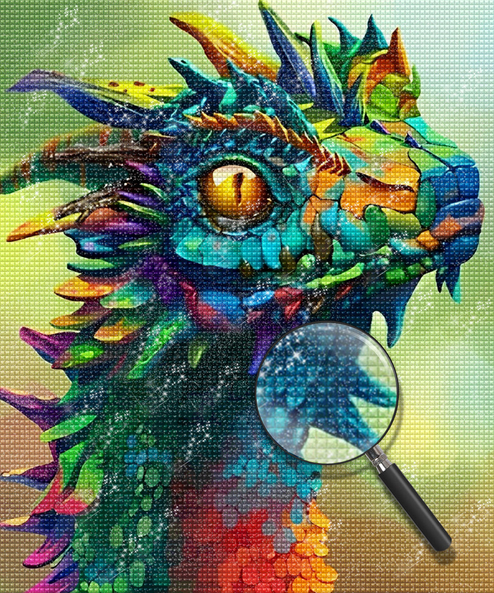 Chamäleon Diamond Painting