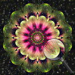 Chrysantheme Mandala Diamond Painting