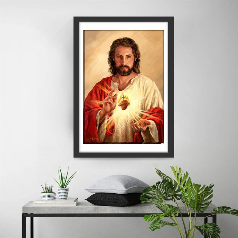 Das heilige Herz von Jesus Diamond Painting