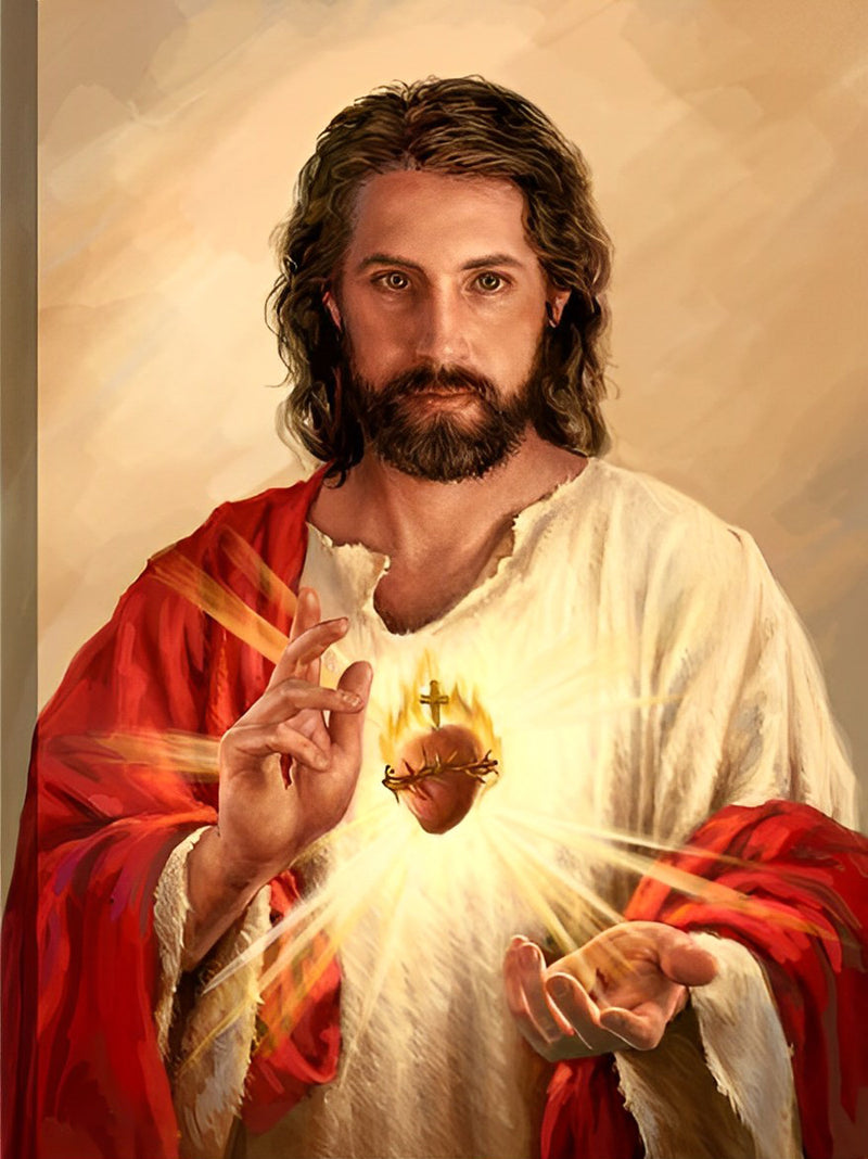 Das heilige Herz von Jesus Diamond Painting